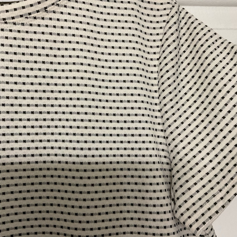 Emma & Michele Striped Black and Cream Top - Picture 5 of 9